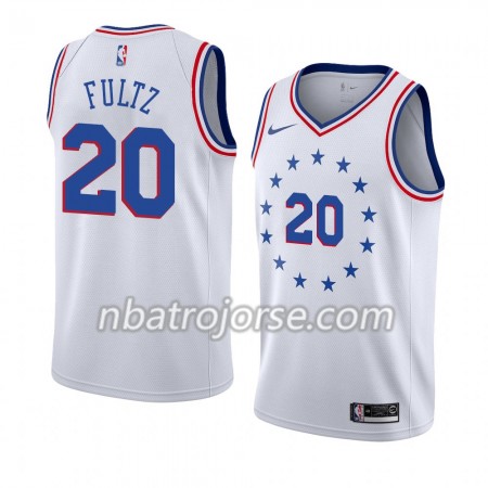 Män Philadelphia 76ers Tröja Markelle Fultz 20 2018-19 Nike Vit Swingman